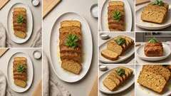 Kichererbsen-Hackbraten aus der Kastenform – außen knusprig, innen saftig und würzig