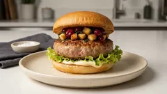 Cranberry-Burger mit Puten-Patty: fruchtig-herzhaft und in 30 Minuten auf dem Tisch