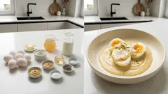 Eier in cremiger Senfsoße – so wird die Sauce schön sämig und klumpenfrei