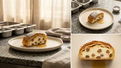 Quarkstrudel mit Rosinen – so wird die Füllung cremig und der Teig knusprig