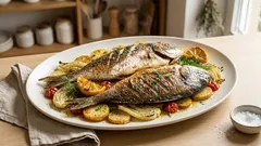 Dorade vom Blech mit Fenchel & Kartoffeln – mediterran, saftig und fast ohne Abwasch