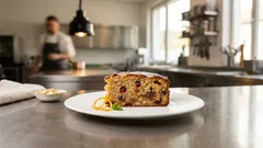 Saftiger Mandel‑Früchtekuchen mit Orange, Cranberrys und Feigen – bleibt tagelang frisch