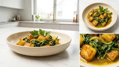 Aloo Palak für den Feierabend: Kartoffeln und Spinat würzig in 30 Minuten