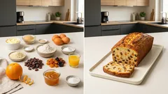 Saftiger Früchtekuchen mit Orangenmarmeladen-Glasur – einfach gerührt, bleibt lange frisch